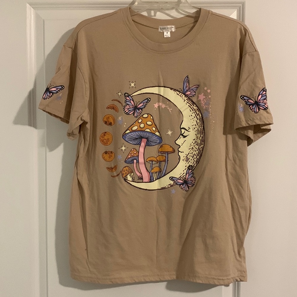 Orange Kiss Tan Graphic Tee